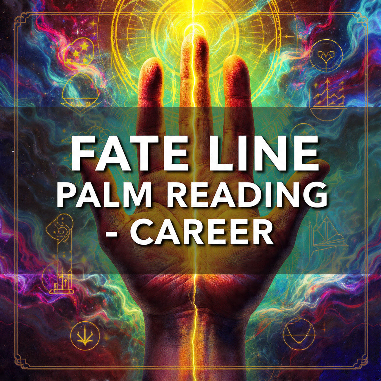 fate line palm reading career