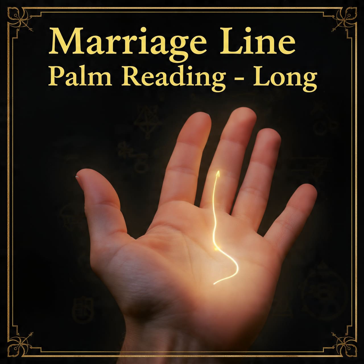marriage line palm reading long
