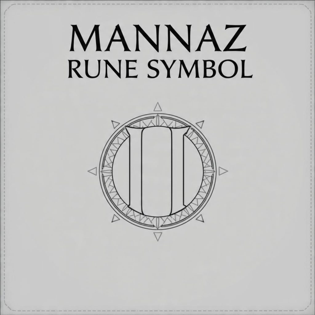 Mannaz rune symbol