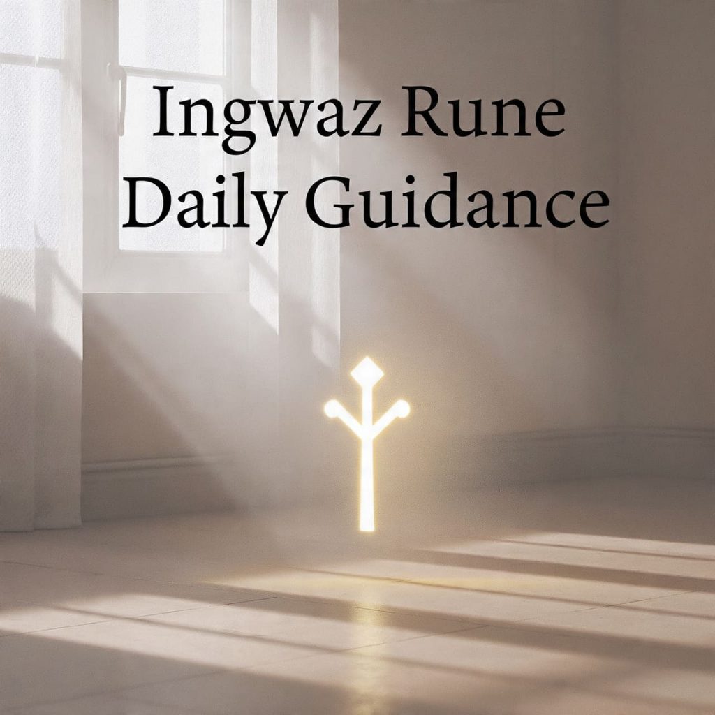Ingwaz Rune Daily Guidance