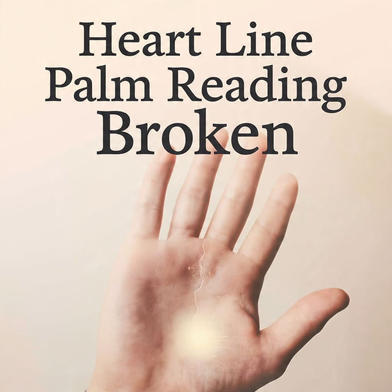 Heart Line Palm Reading Broken
