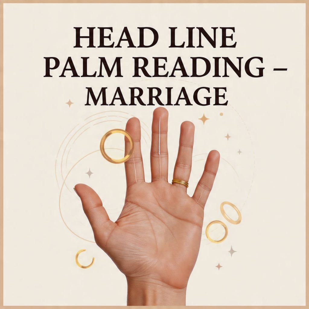 head line palm reading marriage