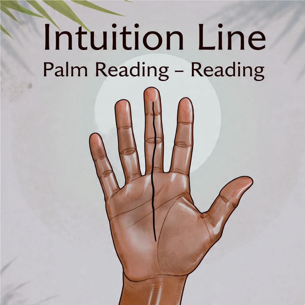 intuition line palm reading reading