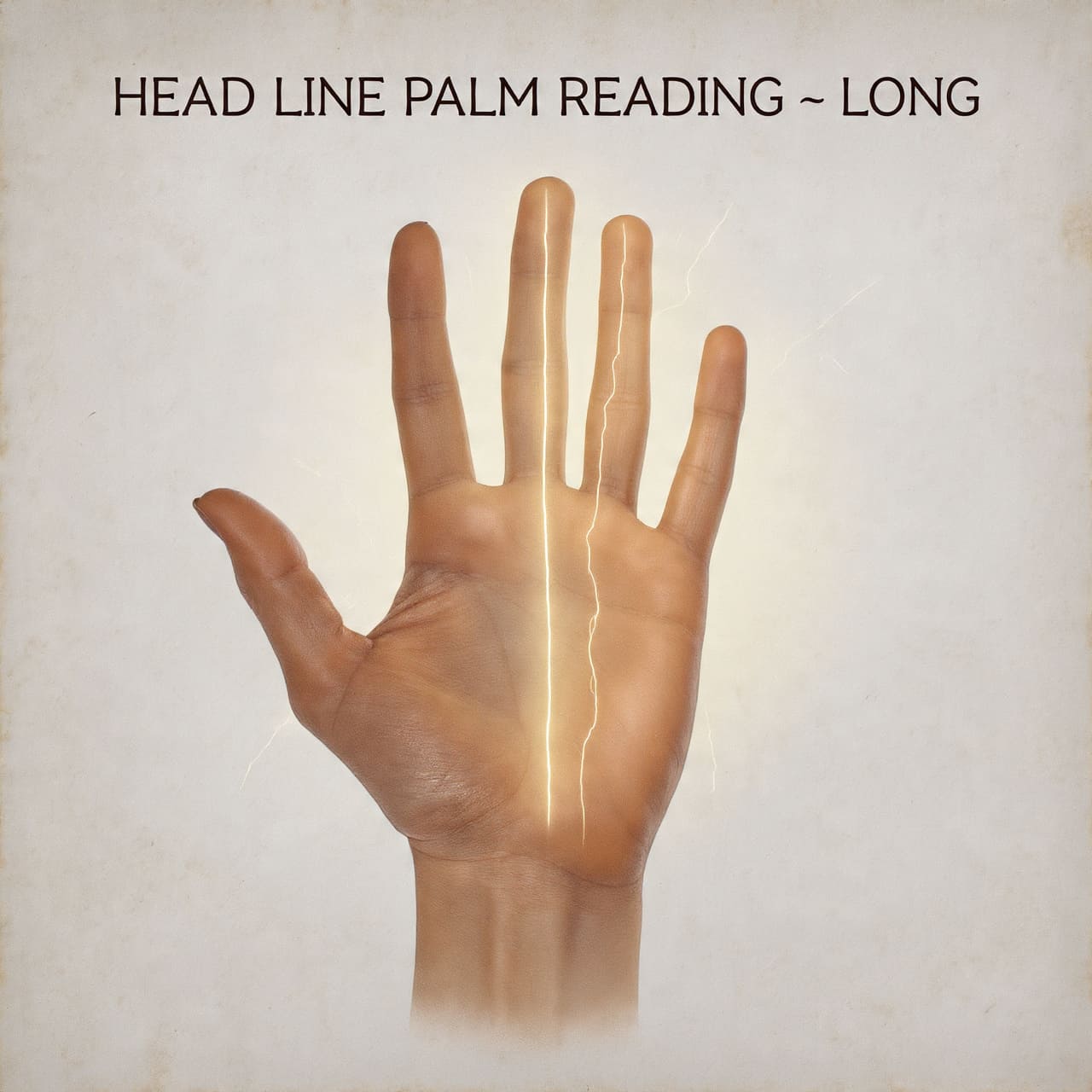 head line palm reading long