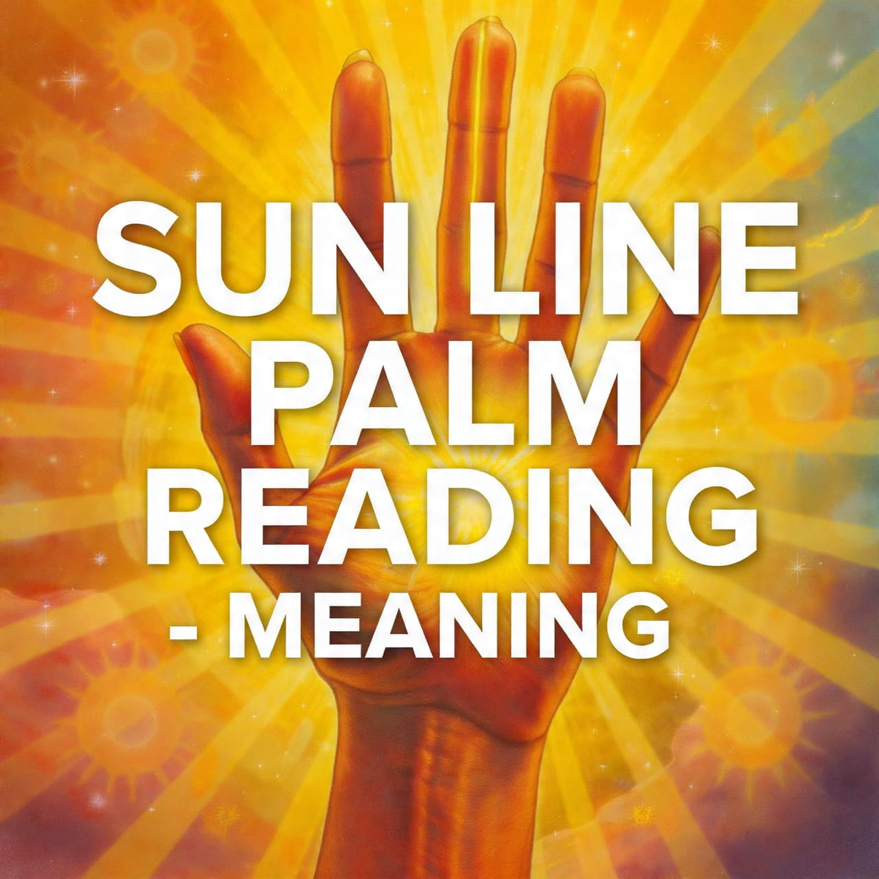 sun line palm reading meaning